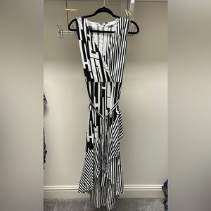 Black and white dress